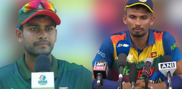 বাংলাদেশ অপমান করা লঙ্কান অধিনায়কে উচিত জবাব দিলেন মিরাজ