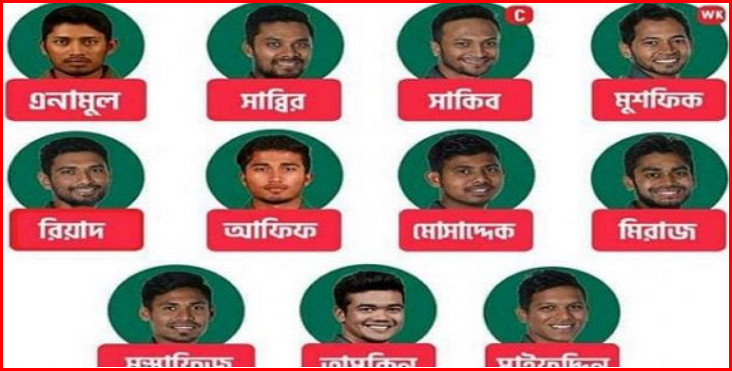সব জল্পনা কল্পনা শেষে আফগানদের বিপক্ষে বাঙ্গাদেশের শক্তিশালী একাদশ ঘোষণা