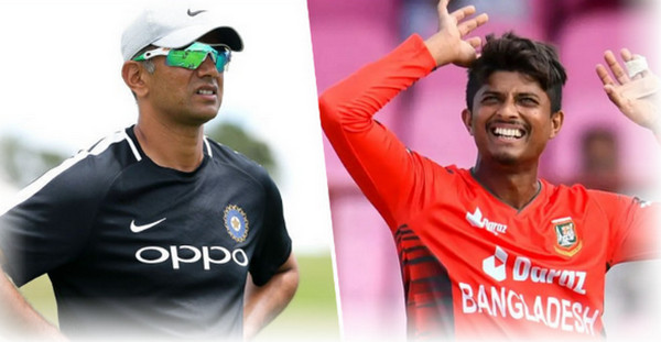 হঠাৎ মেহেদী হাসানের প্রশংসায় পঞ্চমুখ ভারতের প্রধান কোচ দ্রাবিড়