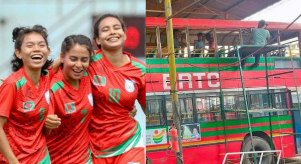 প্রস্তুত ছাদখোলা বাস: দেখেনিন যে পথে যাবেন সানজিদা-সাবিনারা