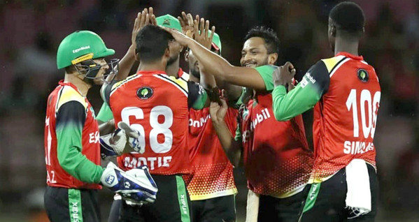 সাকিবের তাণ্ডবে শেষ হল সেপিএলে গায়ানার ম্যাচ, জেনে নিন ফলাফল