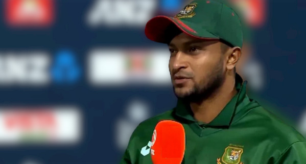 নিউজিল্যান্ডের কাছে ম্যাচ হেরে যা বললেন সাকিব আল হাসান