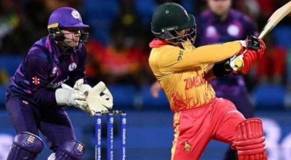 দুর্দান্ত ব্যাটিং ঝড়ে স্কটল্যান্ডকে বিদায় করে গ্রুপ চ্যাম্পিয়ন জিম্বাবুয়ে