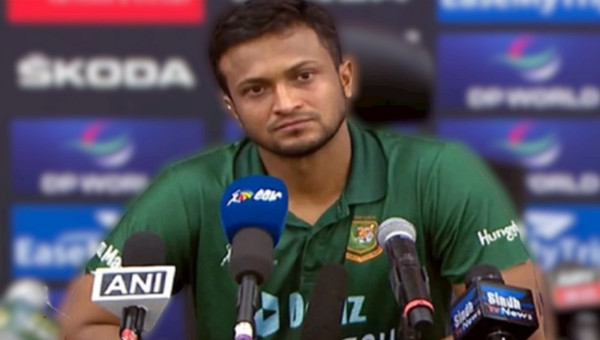 একপ্রকার বিরক্তি প্রকাশ করলেন সাকিব