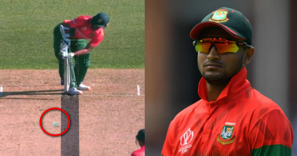 আম্পিয়ারের ভুলের শিকার সাকিবঃ আউট না হয়েও ছাড়তে হল মাঠ