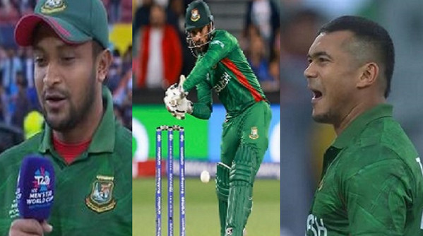 ম্যাচ শেষে লিটন-তাসকিনকে নিয়ে যা বললেন সাকিব