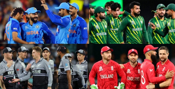 টি-২০ বিশকাপঃ চূড়ান্ত সেমির চার দল, দেখুন কার প্রতিপক্ষ কে