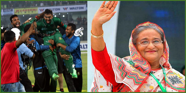 ভারতের বিপক্ষে দারুন জয়ে যা বললেন প্রধানমন্ত্রী শেখ হাসিনা
