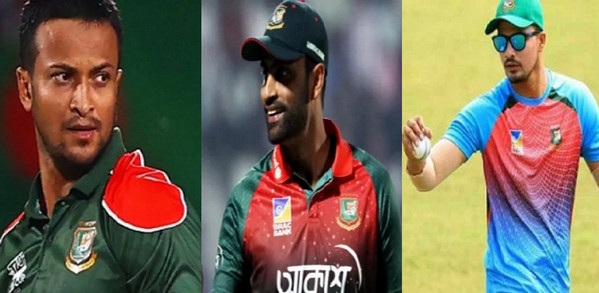 সেরাদের তালিকায় প্রথম তিনজন সাকিব-তামিম-সোহান