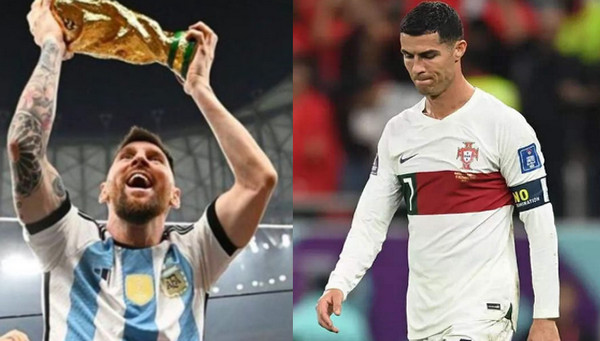অবশেষে রোনালদোকে পেছনে ফেললেন মেসি