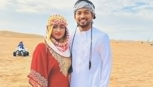 বিশেষ কারনে স্ত্রীকে নিয়ে দুবাইয়ে শান্ত