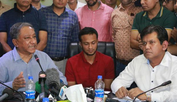 পাপনের সঙ্গে দেখা করলেন সাকিব, যা বলল বিসিবি প্রধান