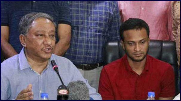 সাকিবকে যে অদ্ভুত পাল্টা প্রশ্ন করে বসলেন বিসিবি বস