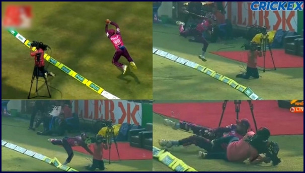 ছক্কা বাঁচাতে গিয়ে শান্তের অদ্ভুত কান্ড