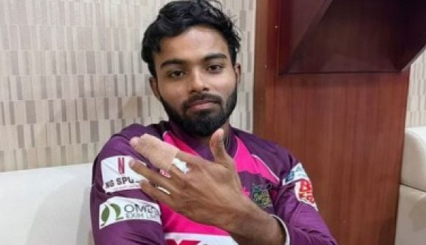তৌহিদের আঙুলে ৮ সেলাই, জেনে নিন সর্বশেষ অবস্থা