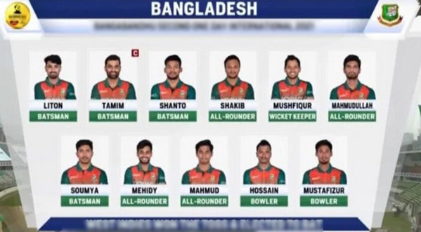 বিপিএল শেষ হওয়ার আগেই ইংল্যান্ডের বিপক্ষে বাংলাদেশের ১৬ সদস্যে দল ঘোষণা