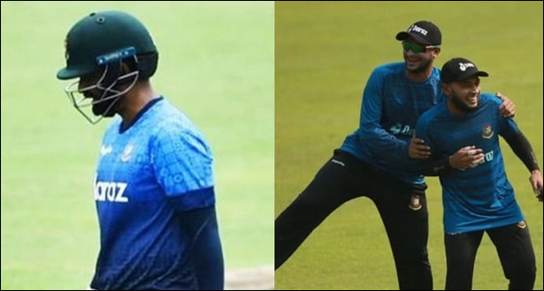 ব্যাটিং অনুশীলনে পাশাপাশি দুই জন তবুও নিশ্চুপ সাকিব-তামিম