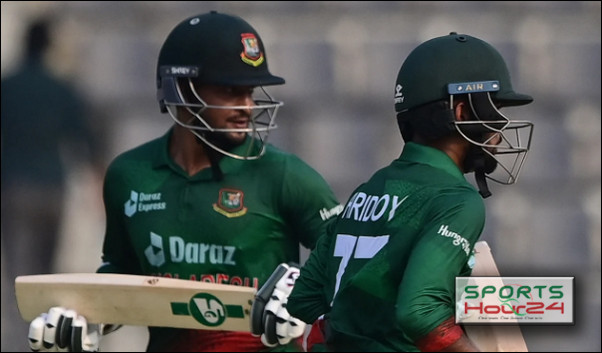 হৃদয়ের দুর্দান্ত ফিফটি-সেঞ্চুরির পথে সাকিব, দেখুন সর্বশেষ স্কোর