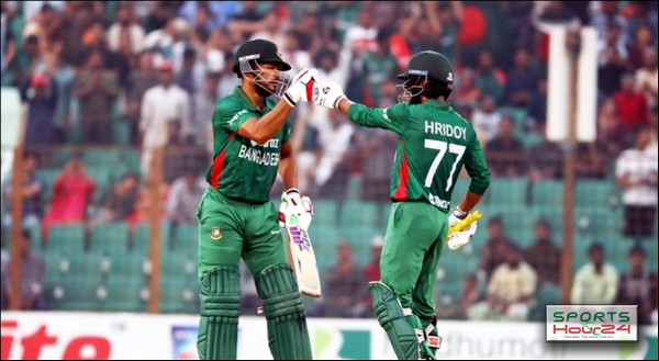 শুরু হল শান্ত-সাকিবের ব্যাটিং ঝড়, দেখুন বাংলাদেশের সর্বশেষ স্কোর