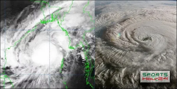 ৪৫০ কিলোমিটার ব্যাস মোখা প্রথমে আঘাত হানবে যেখানে