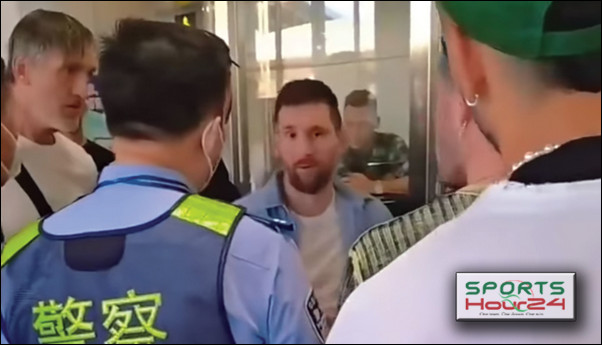 বিমানবন্দরে মেসিকে আটকে দিল চীনা পুলিশ, ভাইরাল ভিডিও