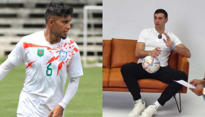জামাল ভূঁইয়ার জন্য এমিলিয়ানো মার্তিনেজের উপহার 