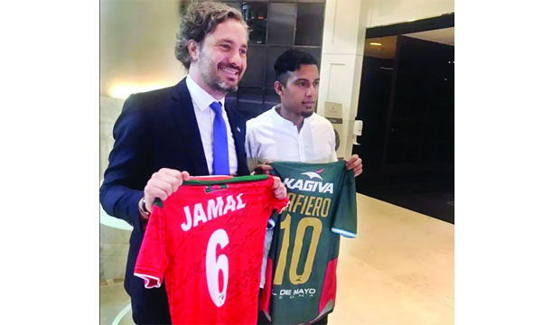 আর্জেন্টিনায় অভিষেক গোল করে যা বললেন জামাল