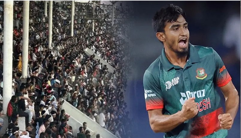 তানজিমের হাতে বল, গ্যালারিতে স্লোগানের ঝড়