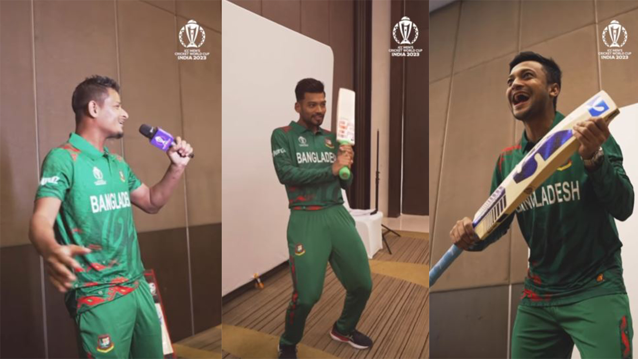 নাচ-গানে ফটোসেশন করেছে বাংলাদেশ

