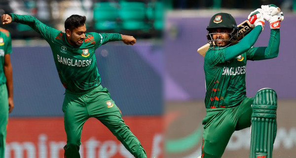 মিরাজ-শন্তের জোড়া ফিফটিতে বিশাল জয়ে বাংলাদেশের বিশ্বকাপ মিশন শুরু