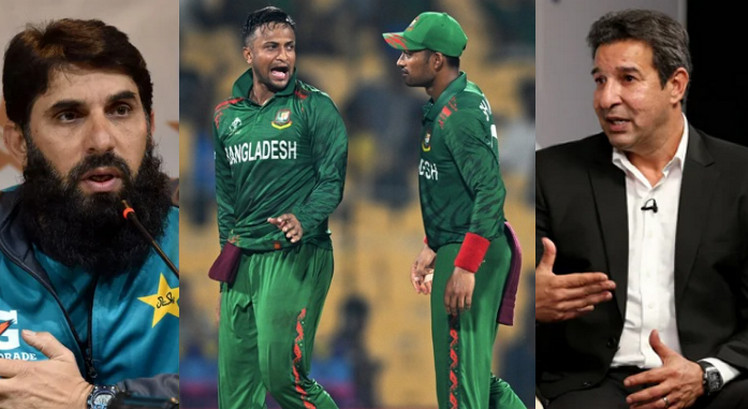 বাংলাদেশের চরম সমালোচনা করলেন ওয়াসিম-মিসবাহ
