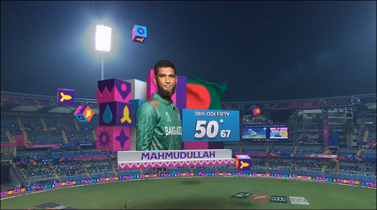 দুঃসময়ে মাহমুদুল্লাহর দুর্দান্ত হাফ-সেঞ্চুরি, দেখুন সর্বশেষ স্কোর