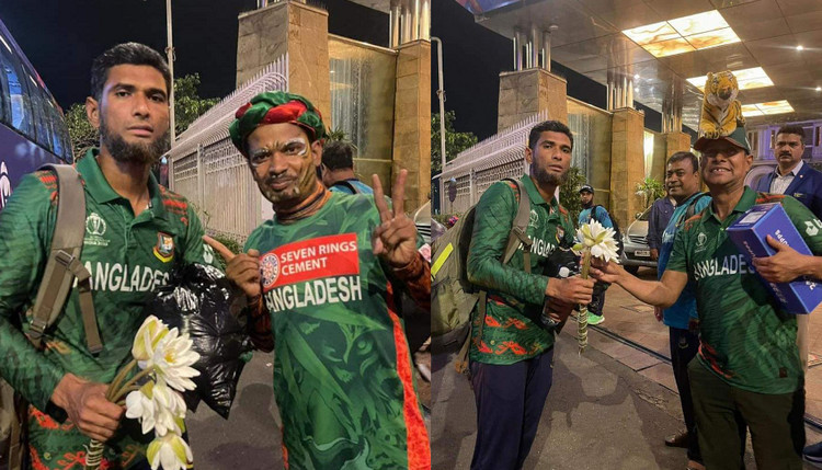 সেঞ্চুরির পর সমর্থকদের থেকে বিশেষ উপহার পেলেন ‘ওয়ান ম্যান আর্মি’