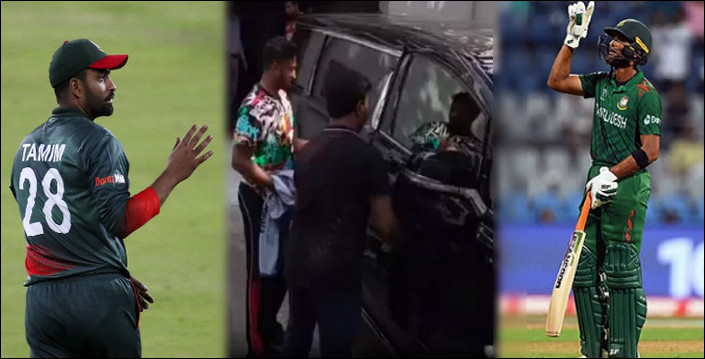 সাকিবকে ‘ভুয়া ভুয়া’ স্লোগান দেওয়া সমর্থক তামিম নাকি রিয়াদের ভক্ত