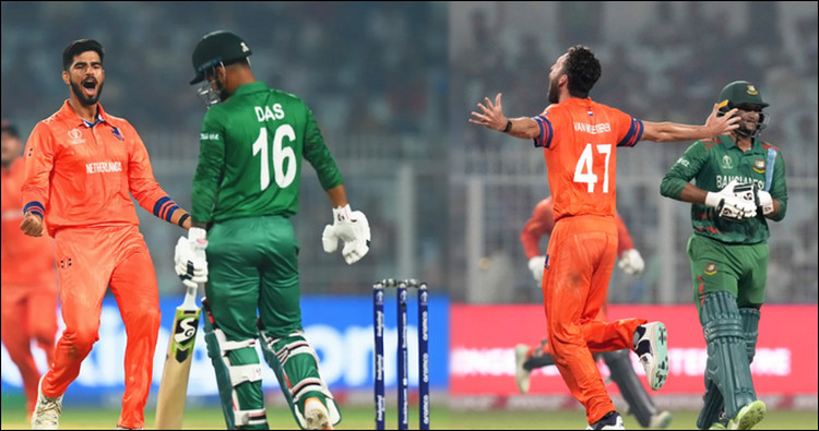 যেন বাঘকে পানিতে চুবাচ্ছে ডাচরা, দেখুন সর্বশেষ স্কোর