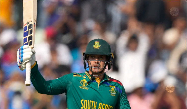 ডি ককের দুর্দান্ত সেঞ্চুরি, বড় সংগ্রহের পথে দঃ আফ্রিকা