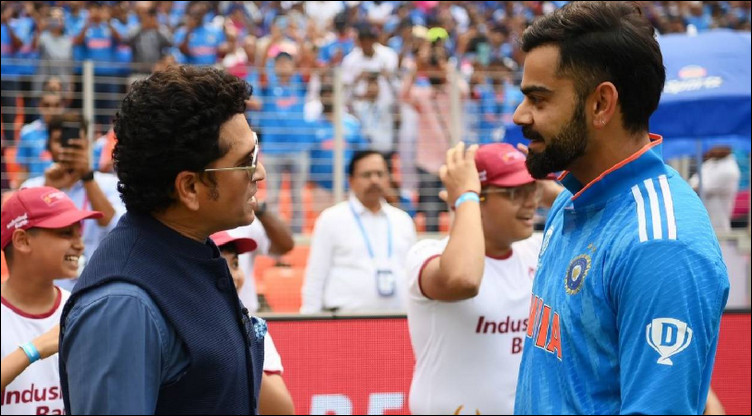 ক্রিকেট দেবতার রেকর্ড ভাঙ্গায় কোহলিকে যা বললেন শচীন
