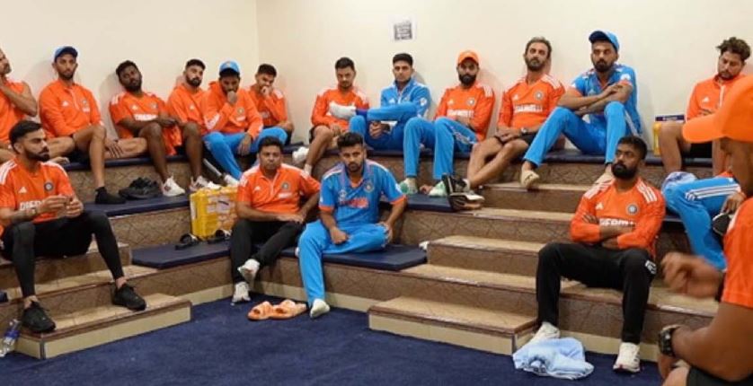 হারের পর  ভারতের ড্রেসিং রুমে অদ্ভুত নিস্তব্ধতা (ভিডিওসহ)