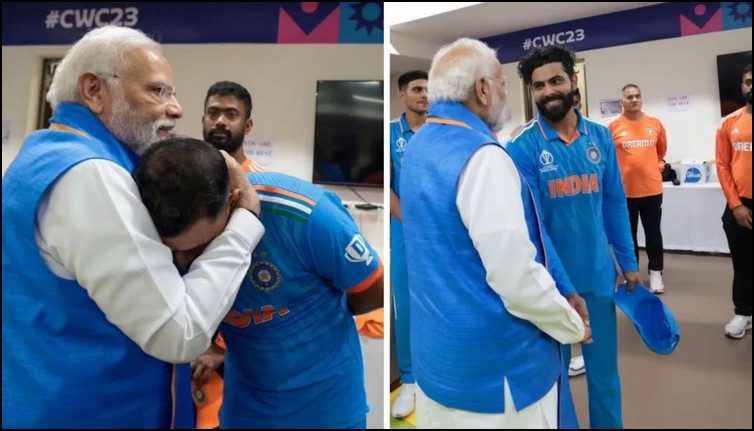 বিশ্বকাপ ফাইনালে হারের পর ক্রিকেটারদের পাশে মোদিকে দেখে যা বললেন শোয়েব