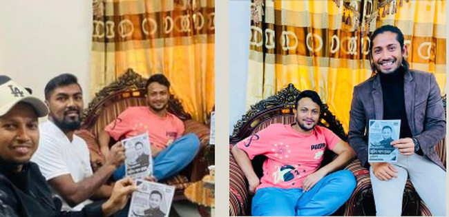 ভোটের আগের দিন সাকিবকে নিয়ে বিজয়ের আবেগময় স্ট্যাটাস
