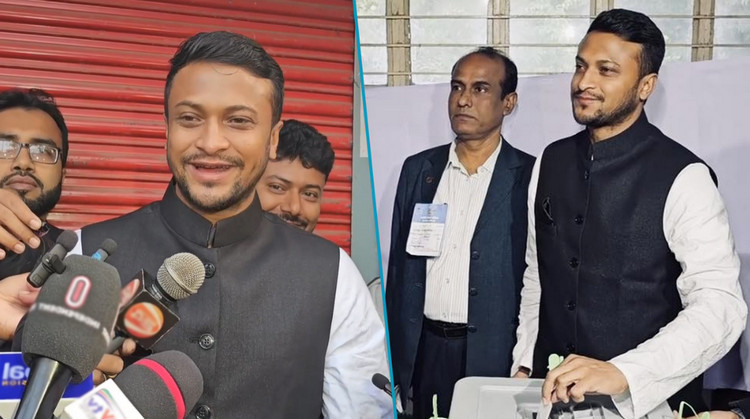 ভোট দেওয়ার পর যা বললেন সাকিব