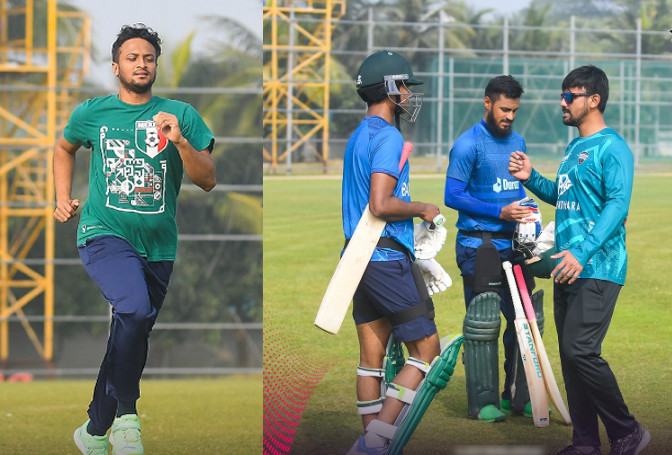 চ্যাম্পিয়ন হওয়ার জন্য সবার আগে মাঠে সাকিবের রংপুর রাইডার্স