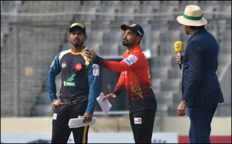 বিপিএলের উদ্বোধনী ম্যাচ, শেষ হল টস