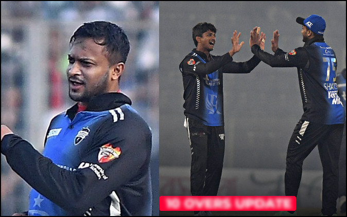 হাইস্কোর ম্যাচে ইতিহাস রচনা করলো সাকিবের রংপুর রাইডার্স