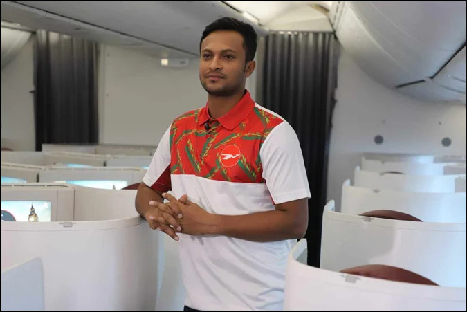 এবার বিমানের ক্যাম্পেইনে সাকিব!