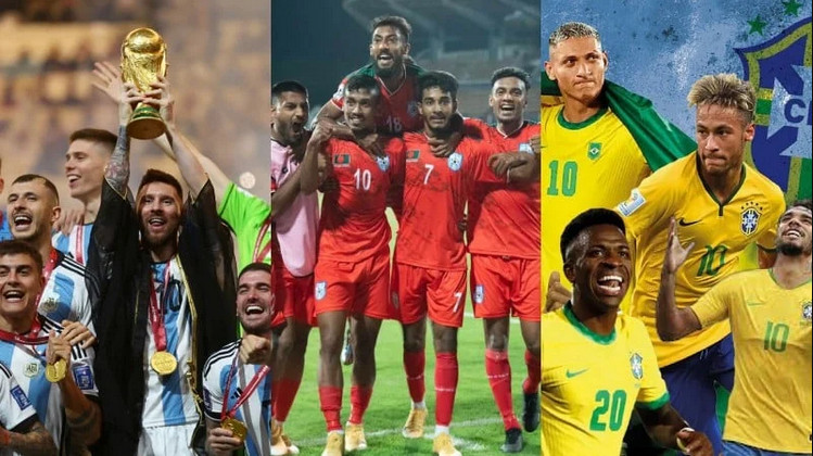 ফিফার র‌্যাঙ্কিংয়ে বড় পরিবর্তন, বাংলাদেশ-আর্জেন্টিনা-ব্রাজিলের অবস্থান কোথায়!