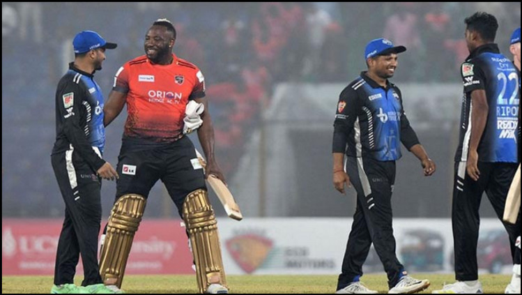 রাসেলের কাছে হেরে গেলো সাকিব!