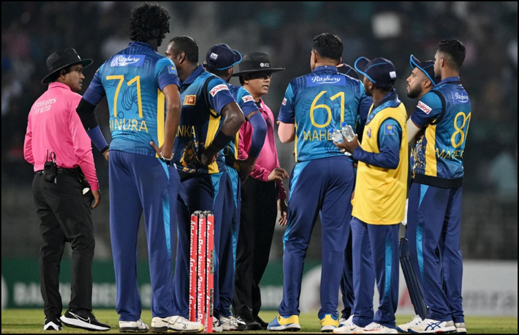 আউট থেকে নটআউট সৌম্য, লঙ্কানদের প্রতিবাদ; আসলে যা হয়েছিল