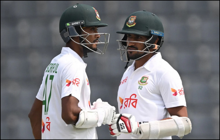 ৫১১ রানের টার্গেটে ব্যাট করছে বাংলাদেশ, দেখে দিন সর্ব শেষ স্কোর-