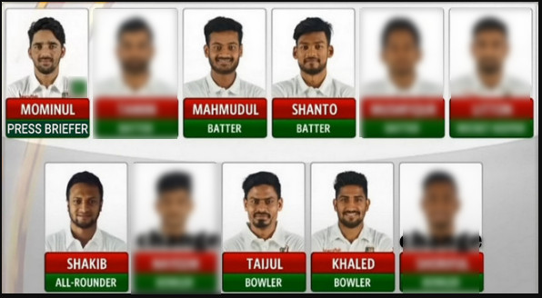 ১ম টেস্ট হেরে ৪ পরিবর্তন নিয়ে শক্তিশালী দল ঘোষণা করলো বাংলাদেশ